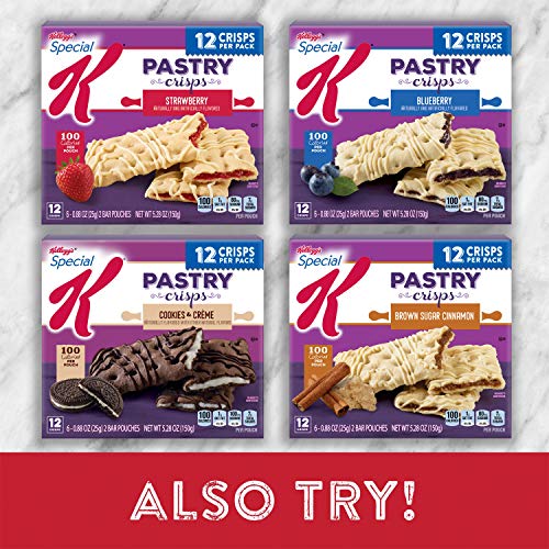 Special K Pastry Crisps, Cookies and Crème, 5.28 oz, 12 Crisps (Pack of