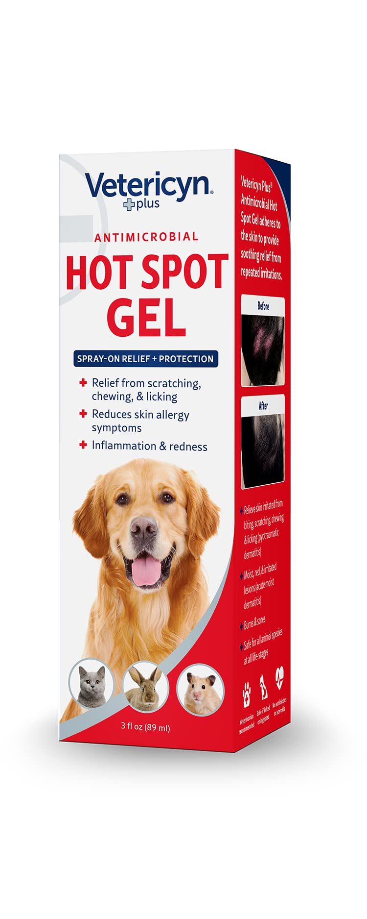 Vetericyn Plus Dog Hot Spot Gel SprayOn Hot Spot Care for Dogs