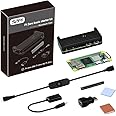 GeeekPi Starter Kit for Raspberry Pi Zero 2W Board, with Pi Zero 2W, Aluminum Case, Copper Heatsink, 20Pin Header, Micro USB to OTG Adapter, Switch Cable and HDMI Adapter