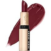 Bobbi Brown Luxe Lipstick | Bold, Skincare-Infused Lipstick for Rich Satin Finish | Chamomile Oil & Jasmine Flower Wax, 0.12 Ounce