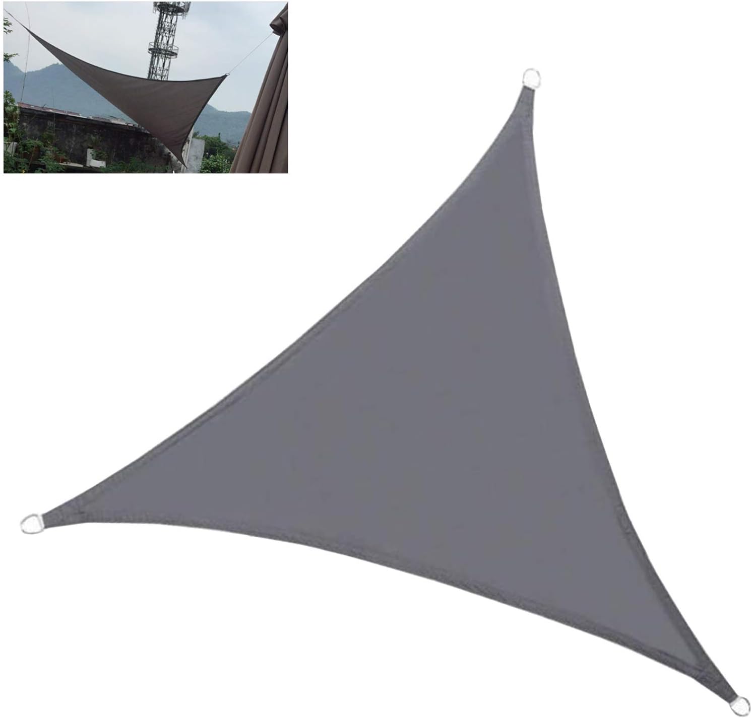 Triangle Sun Shade, Outdoor Shade Cloth, Waterproof Durable, For Outdoor Facility And Activities