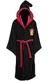 Harry Potter House Adult Fleece Hooded Bathrobe (One Size)