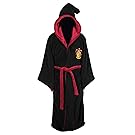 Harry Potter All Houses Adult Fleece Hooded Bathrobe (One Size)
