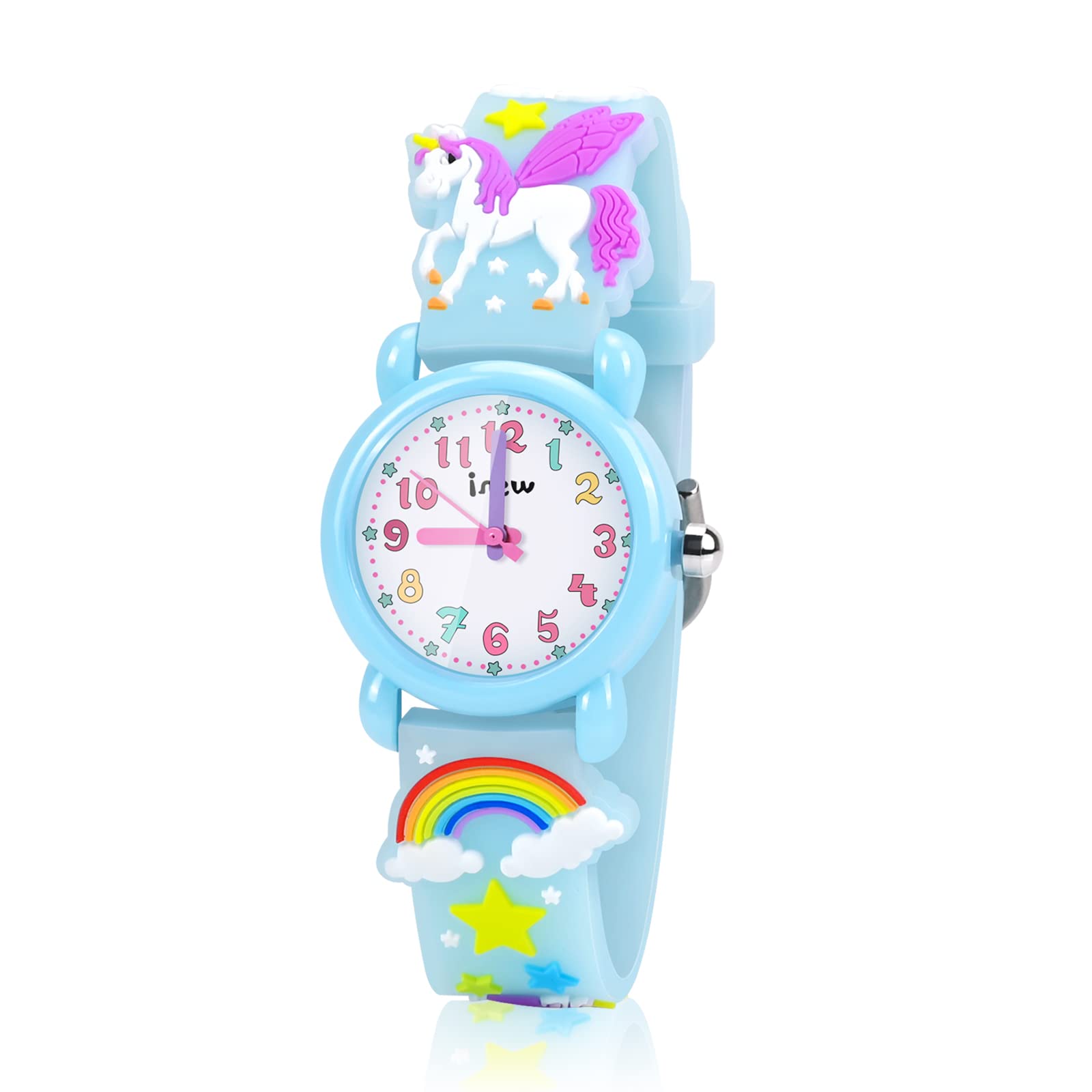 Kids Gift Gifts for 3 4 5 6 Year Old Girls, Girls Watches Age 3-8 Birthday Toys for 4 5 6 7 Year Old Kid Toddler Toys for Girl Age 3-9 Girl Outdoor Toys Age 4-9 Christmas Stocking Stuffers - Blue
