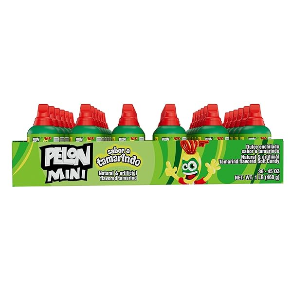 PELON PELO RICO MINI TAMARIND CANDY, 0.45 OZ, 36 COUNT (PACK OF 1)