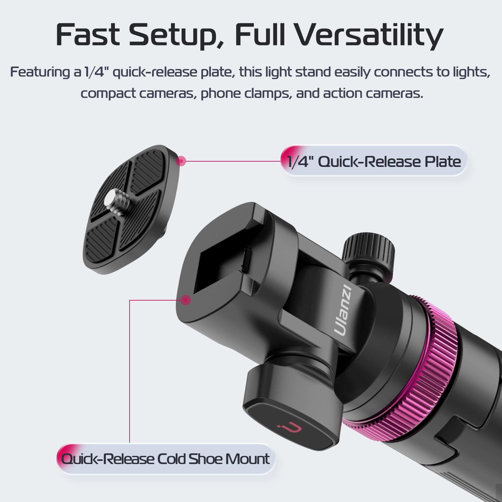 ULANZI MT-89 Extendable Tripod Aluminum, 82