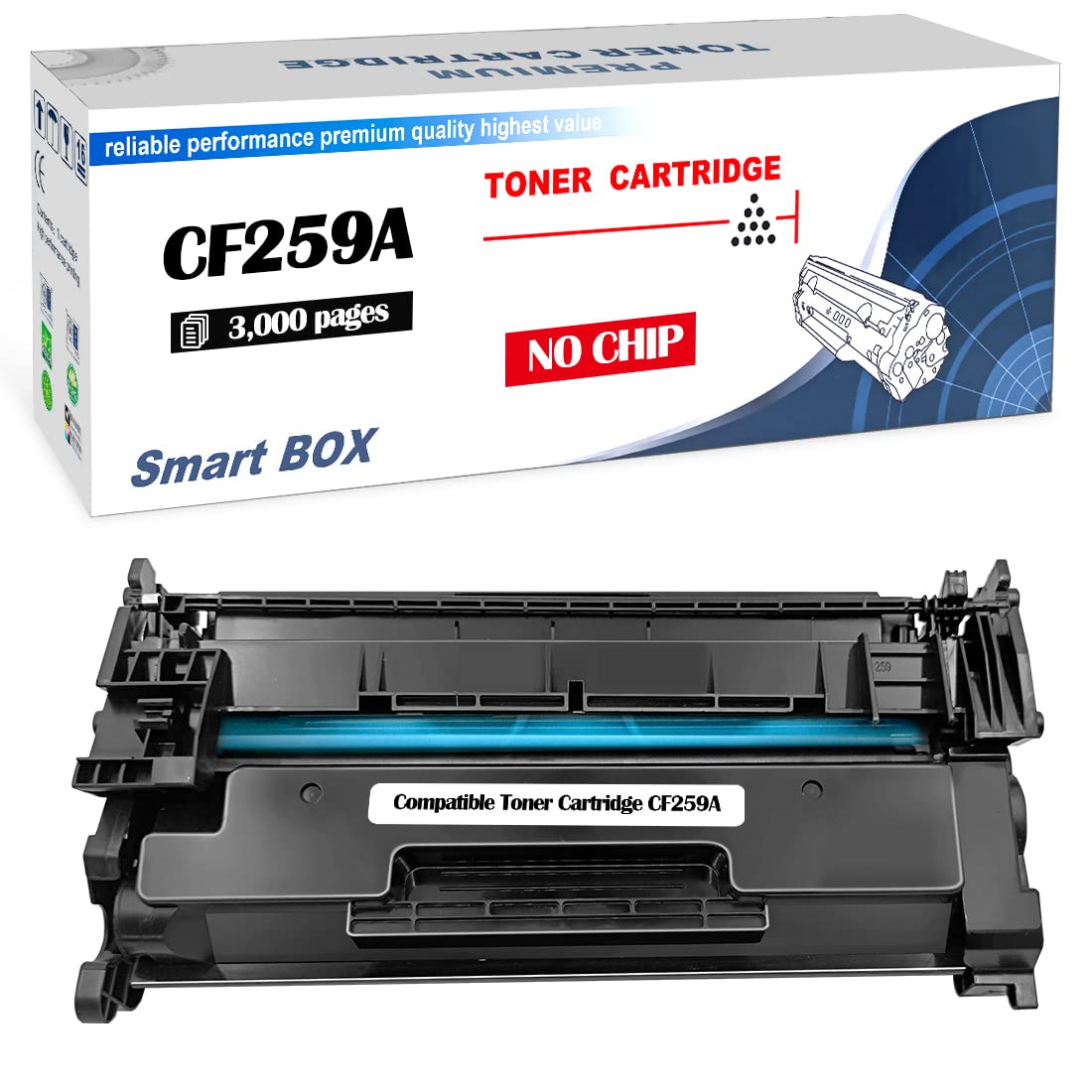 GREENPRINT Compatible 59A CF259A Toner Cartridge for H P LaserJet Pro M404 M404n M404dn M404dw M304a M405 MFP M428 M428dw M428fdn M428fdw M429 Printers 3000 Pages [Without Chip]