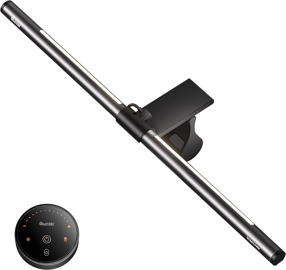 Quntis 51cm Monitor Lamp Bar with Backlight Remote 3 Lighting Modes