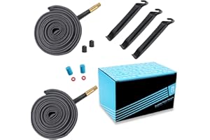 SCOOTER PARTS PALACE 700x38c Bike Tube 700x38c Inner Tube 28" x1-3/8 1-5/8"Road Bike Tube 700x35c 700x36c 700x37c 700x39c 700x40c 700x41c 700x42c 700x43c Bike Tubes 2Pack (700x35/43C-48mm, Schrader)