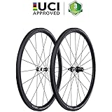 YOELEO クリンチャー/チューブレス カーボンホイール リムブレーキ(PRO) 採用DT Swiss 240s/350ストレートプル SHIMANO(シマノ)/CAMPAGNOLO(カンパニョーロ)用 Sapim スポーク(CX-RAY)用 前後セット