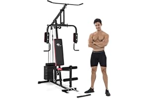 Goplus Multifunction Home Gym System Weight Training Exercise Workout Equipment Fitness Strength Machine for Total Body Training