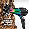 Infinitipro By Conair 1875W Ion Choice Hair Dryer, Rainbow Finish, Rainbow Chrome Finish, Full Size