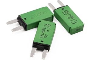 Gloaso DC 12V 30 Amp Auto Reset Circuit Breaker ATM, Car Mini Blade Fuses Breakers 30A 12 Volt for Automotive Marine Boat Solar Battery Protection, T1 Resettable Breaker, 3 Pack