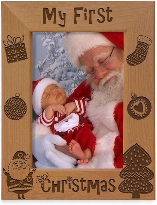 first christmas photo frame