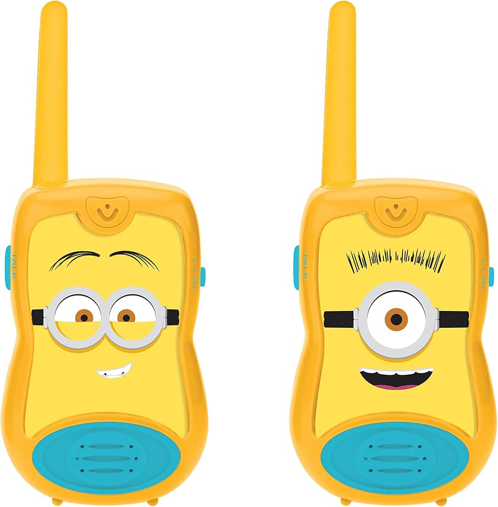 Lexibook Despicable Me Minions Walkie Talkies 200m Belt Clip