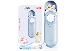 Clicker Dog Trainer & Dog Treat Pouch Alternative Dual Use 2 in 1 Dog Clicker for Training - Durable, Light (2.36 oz), Easy t