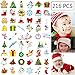 216PCS Christmas Tattoos Temporary for Kids - Holiday/Xmas Party Decorations Supplies Goodie/Gift Bags Favors Stocking Stuffers(20 Sheets)