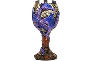 Medieval Goblet - Stainless Steel Medieval Dragon Goblet, Multipurpose Dragon Chalice | Safe Medieval Drinking Cup with Drago