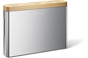 simplehuman Knife Block dishrack Accessory, Brushed Stainless Steel