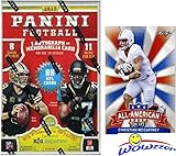 2017 Panini NFL Football EXCLUSIVE Factory Sealed Retail Box with AUTOGRAPH or MEMORABILIA Card & ROOKIE & INSERT in EVERY PACK! Look for Patrick Mahomes RC & Autos! WOWZZER!