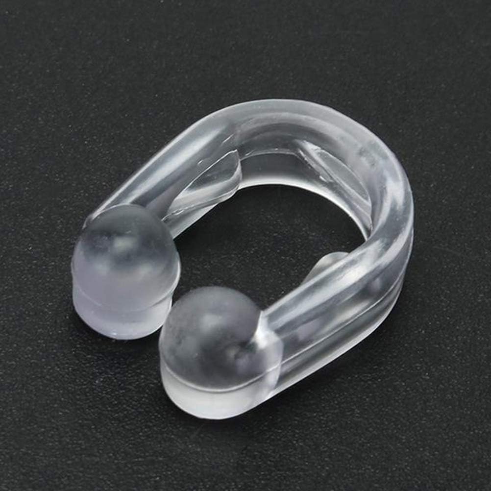 Silent Sleep Silicon Snore Stopper Anti Snoring Nose Clips Aids: Health & Personal Care