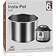 Genuine Inner Pot for Instant Pot 6 Qt Pot for InstaPot Inner Cooking Pot Stainless Steel (Equivalent to IP-POT-SS304-60) Nonstick Pot for IP-DUO, LUX, CSG 6Qt