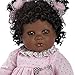 Adora Realistic Black Baby Doll Curls Of Love Toddler Doll - 20 inch, Soft CuddleMe Vinyl, Black Hair, Brown Eyes