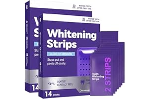 Purple Teeth Whitening Strips, Effectively Removes Surface Stains & Natural Shine28PCS（2 pieces）