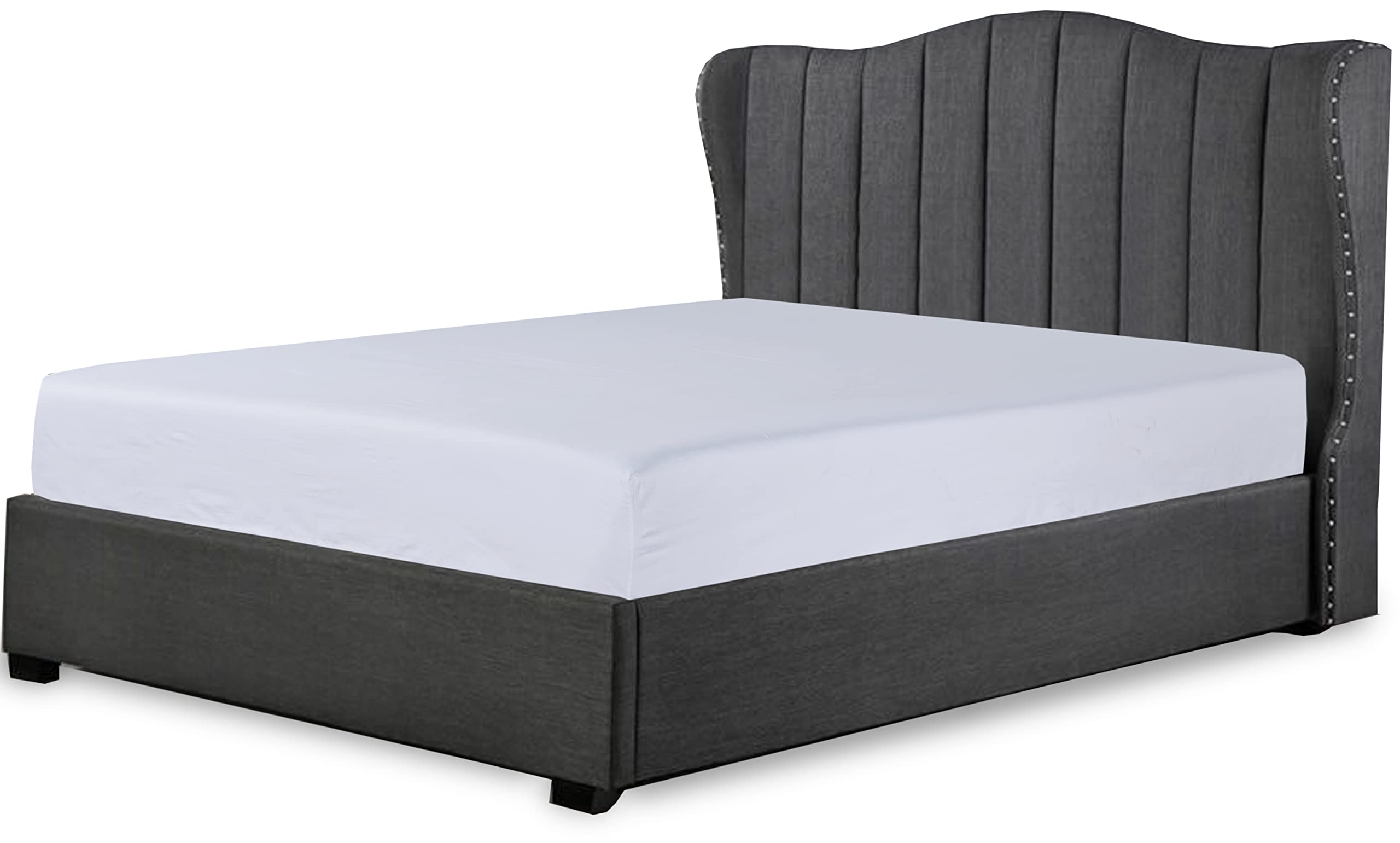 Sapphire Collection 800 Thread Count Pure Egyptian Cotton Super Soft Hotel Quality 40CM/16 Inch Deep Fitted Bed Sheet (Single)