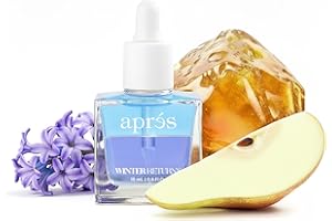 APRÉS Apres Light & Shadow Cuticle Serum, Nourishing Blend of Almond and Jojoba Oil, Vitamin B and Turmeric, Cuticle Repair Oil 15 mL (15 ml, Winter Returns (Pear, Hyacinth, and Amber))