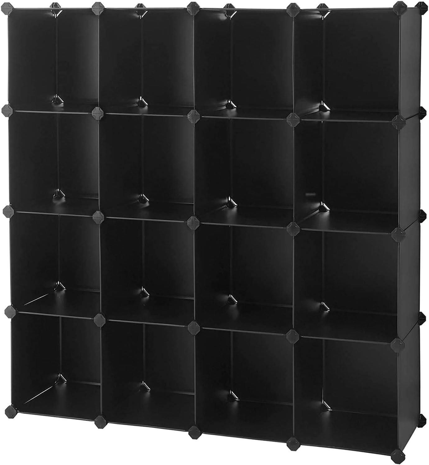 HOMIDEC 20Cube Black Cube Storage Organizer, Modular
