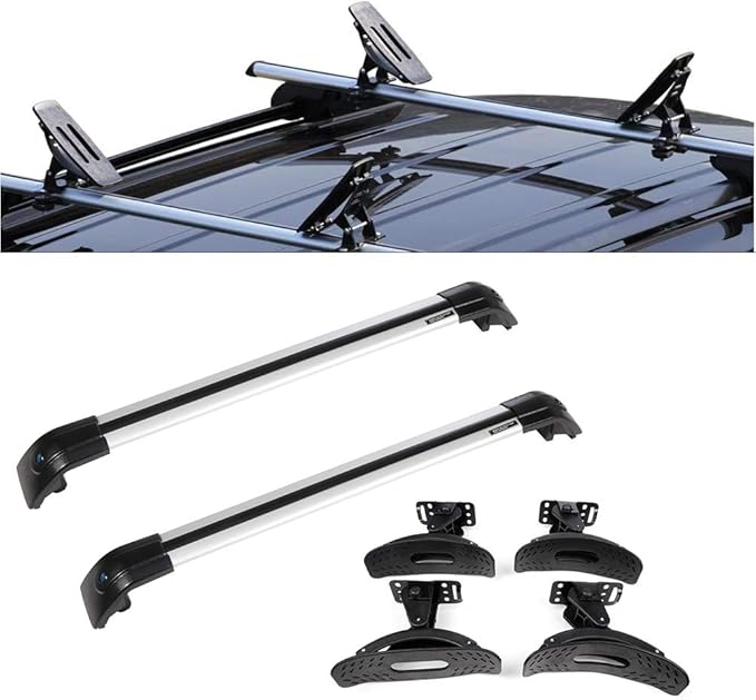 INEEDUP Cross Bars Roof Rack System Fit for Hyundai Santa