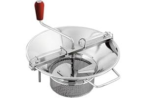 LOUIS TELLIER - Professional Tin Plated Food Mill - Includes 3mm Disc - High Productivity (11 lbs/min) - Soups, Purees, Compo