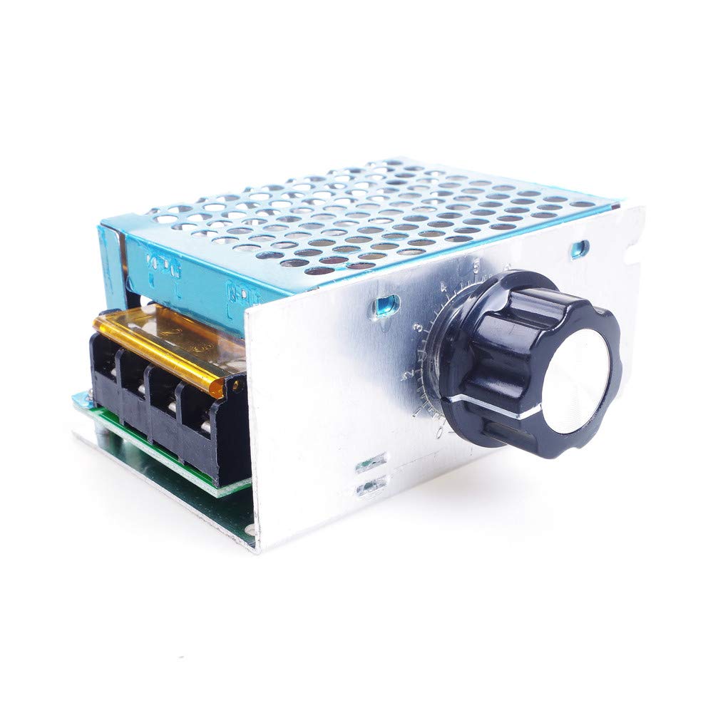 Régulateur De Tension 4000W - Variateur Vitesse Moteur/ventilateur 220V | SCR Précis & Protection Surtension