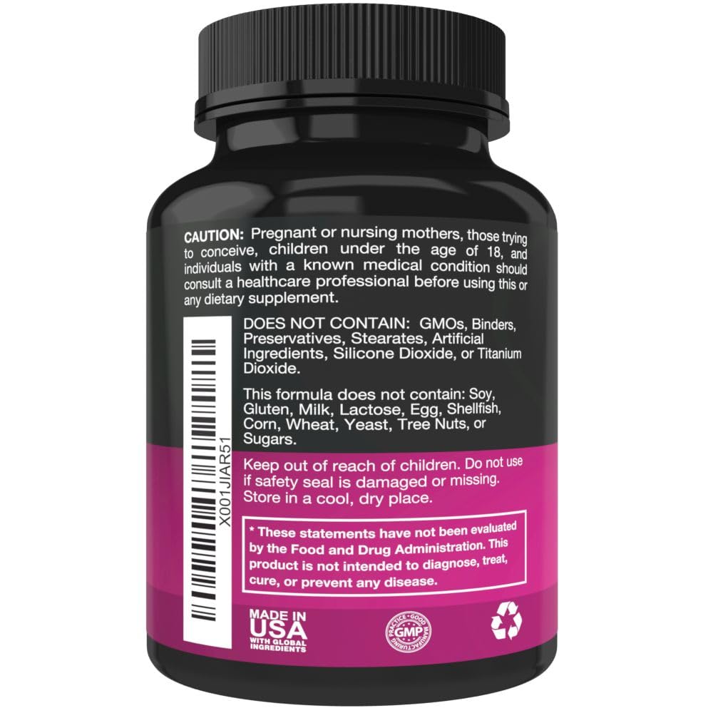 Pure DIM Supplement 250mg Diindolylmethane Plus BioPerine and Dong Quai - Hormone Balance Support for Women and Men, Menopause & Estrogen Support - 90 Vegetarian Capsules