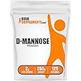 BulkSupplements.com D-Mannose Powder - D-Mannose Supplement, for Urinary Tract Health - Unflavored & Gluten Free, 2g per Serving, 250g (8.8 oz) (Pack of 1)