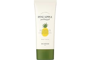 SKINFOOD 1957 SKINFOOD Pineapple Peeling Gel 3.38 fl.oz. (100ml) - Pineapple & Aloe AHA Deep Facial Exfoliating Gel, Eliminates Sebum, Skin Clear and Blemish-Free - Dead Skin Remover for Face - Facial Peel