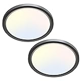 zemty 2Pack LED Ceiling Light Fixture 6.5 Inch, 12W