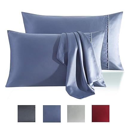 Ruikasi Pillow Cases Pair Satin Pillowcases For Hair And Skin