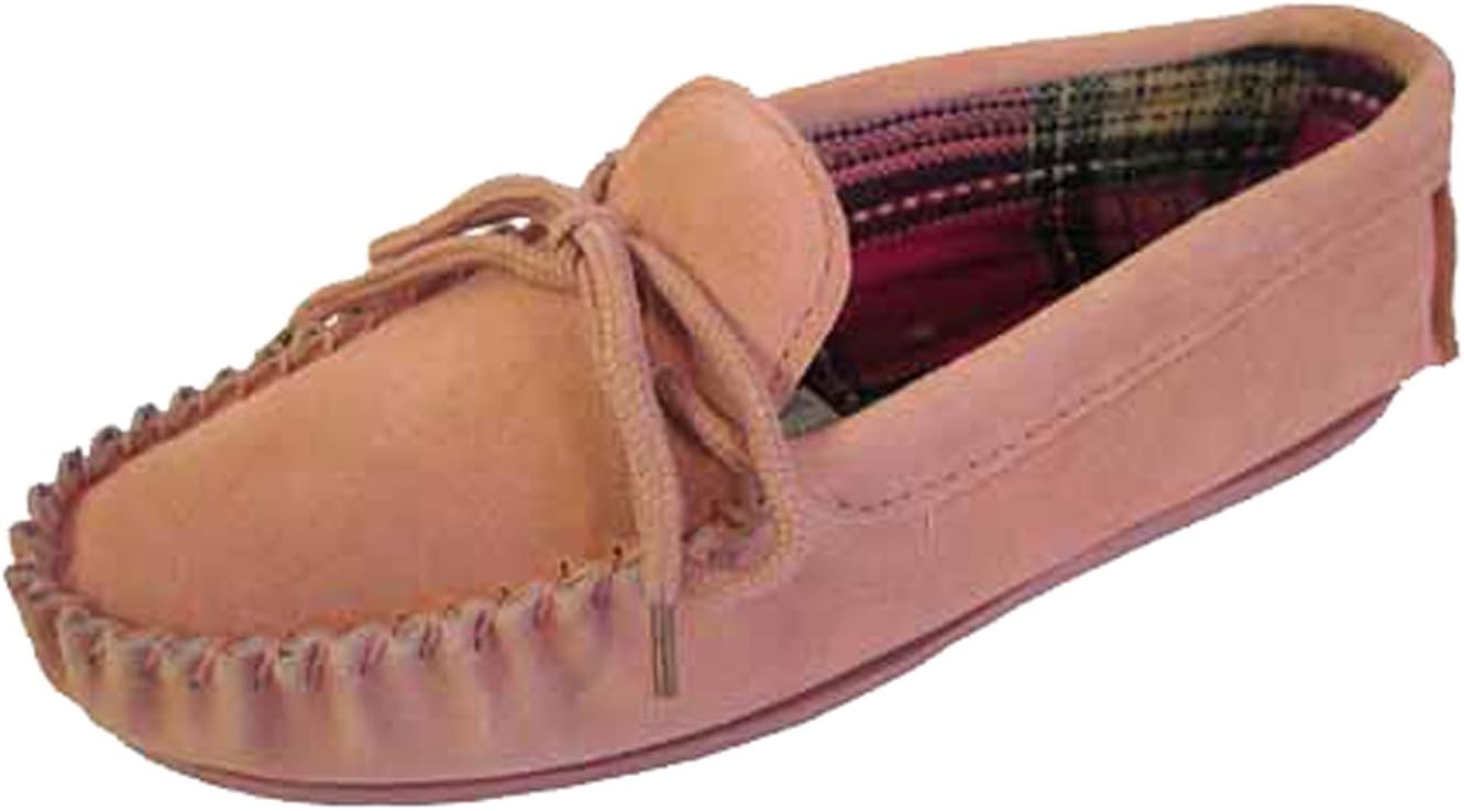 ladies leather moccasin slippers