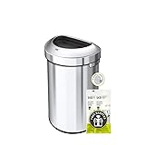 EKO Urban 16 Gallon Semi-Round Open Top Waste