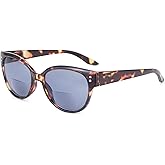 EYEGUARD Bifocal Reading Sunglasses UV400 Protection Readers for Women Comfortable Stylish Reading glasses (Tortoise +2.00)