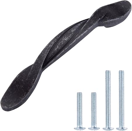 Amazonbasics Twisted Cabinet Handle Pulls 4 5 Inch Length 3 Inch