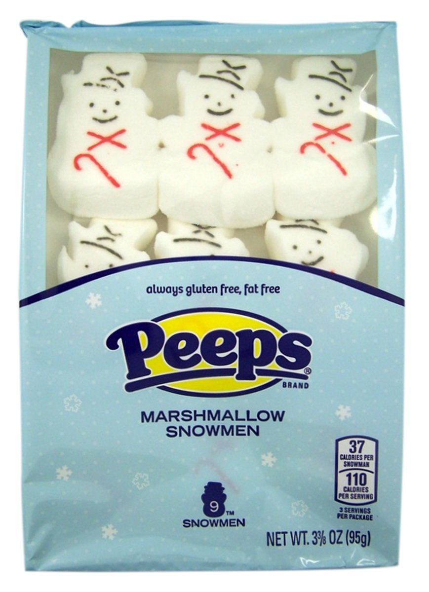 Peeps Candy Cane Flavored Marshmallow Christmas Candy