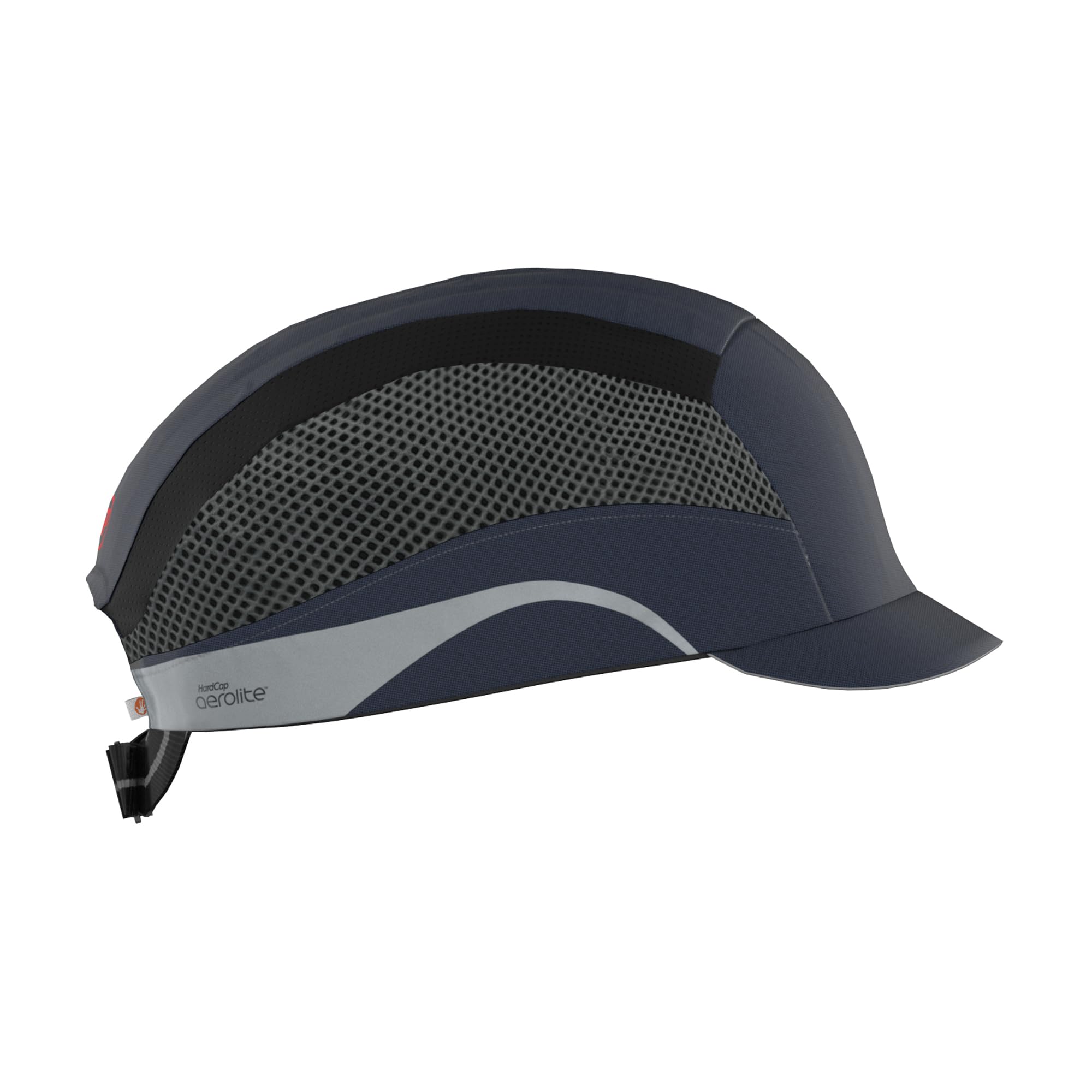 JSP HARDCAP Aerolite Lightweight Safety Bump Cap - 2.5cm Peak - Navy - Ventilated - Mens Hard Hat Cap - for Construction, Warehousing, Manufacturing & Industry - EN812