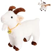 Freetoes Screaming Goat Toy,Goat Stuffed Animal Plush Desk Toy,Makes Fun Screaming Goats Sounds,Funny Gag Gifts,Weird Things Office Pranks Stuff for Adults,Dammit Pranks Doll Noise Maker