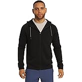Motion Men's Regular Fit Active High Performance Heavyweight Jacquard Mesh Full Zip Hoodie (S-2XL)