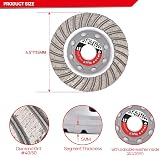 DT-DIATOOL 115mm Diamond Grinding Wheel for Concrete Masonry Stone Turbo view 2