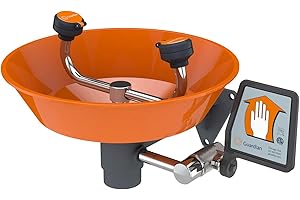 GUARDIAN EQUIPMENT Guardian G1814P Plastic Eyewash, Wall Mounted