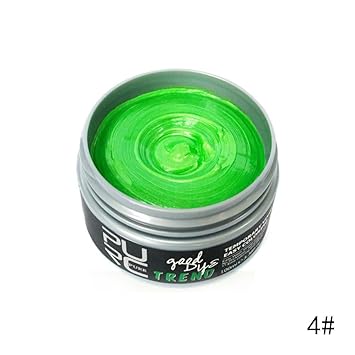 Herme Temporary Hair Color Wax Hair Dye For Men Women Green